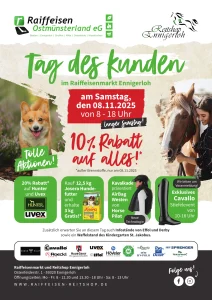 Mehr über den Artikel erfahren Tag des Kunden im Raiffeisenmarkt Ennigerloh