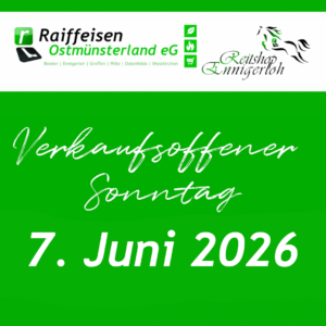Mehr über den Artikel erfahren Frühsommershopping im Raiffeisenmarkt Ennigerloh